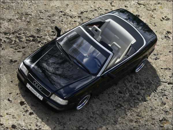 1:18 Audi 80 Typ89 Cabrio 2.3 Schwarz - Bj.91 erste Version + OVP